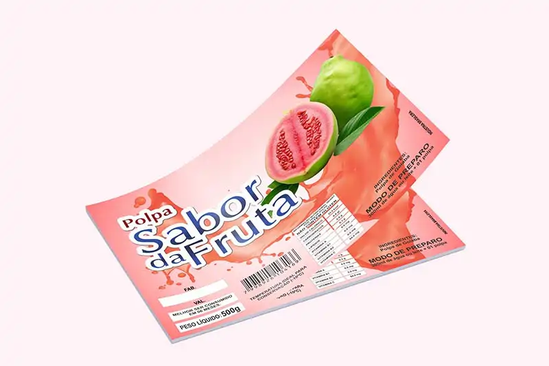 rotulo de produto para doces