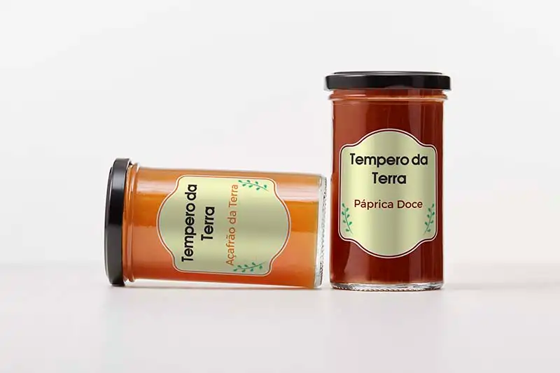 rotulo de produto tempero