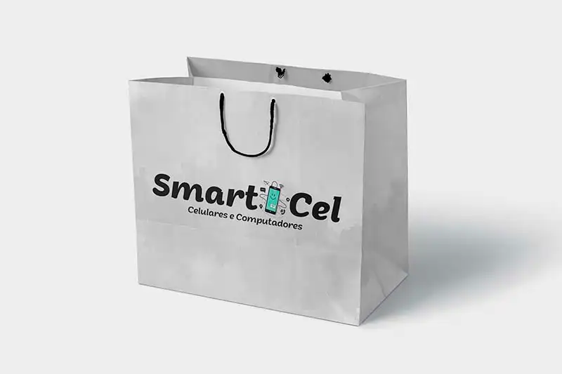 sacolas personalizadas para iphones e celulares